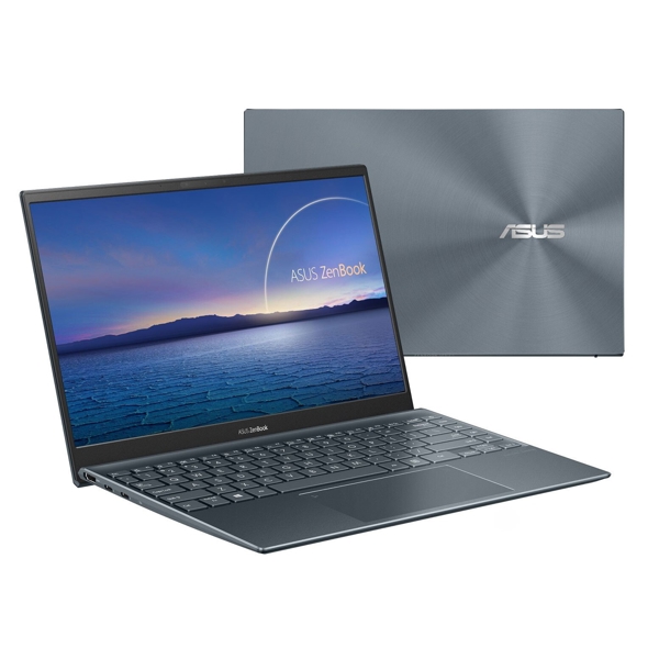 ნოუთბუქი Asus ZenBook 14'' I5-1135G7 8GB, 512GB SSD Integrated Graphics W10H Pine Grey