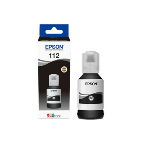 Epson EcoTank 112 I/C (b) L6570 / L15150 L6490 Black Bottle