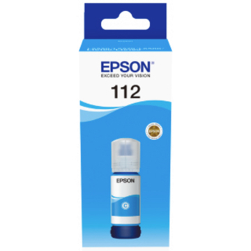 კარტრიჯის მელანი Epson EcoTank 112 I/C (C) L6570 / L15150 L6490 Cyan Bottle