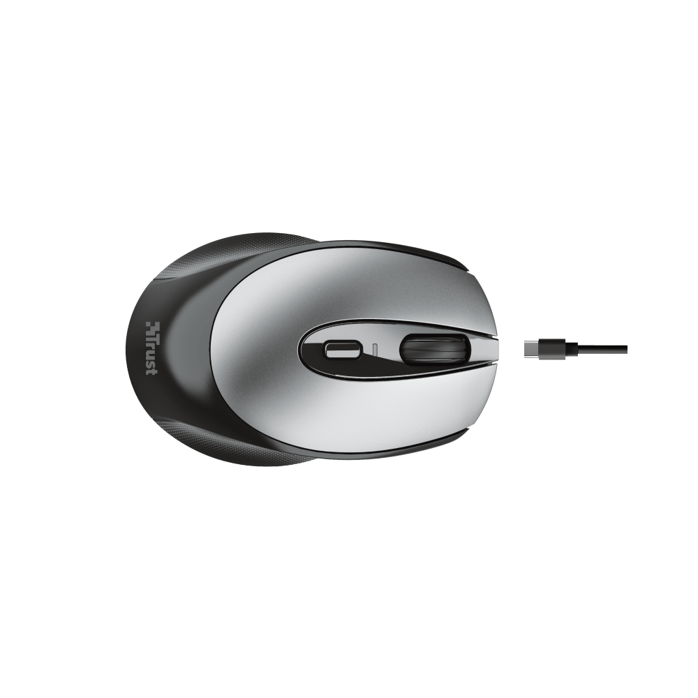 მაუსი TRUST ZAYA WRL RCHRGABLE MOUSE BLAK