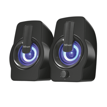 დინამიკი TRUST Gemi RGB 2.0 Speaker Set - black