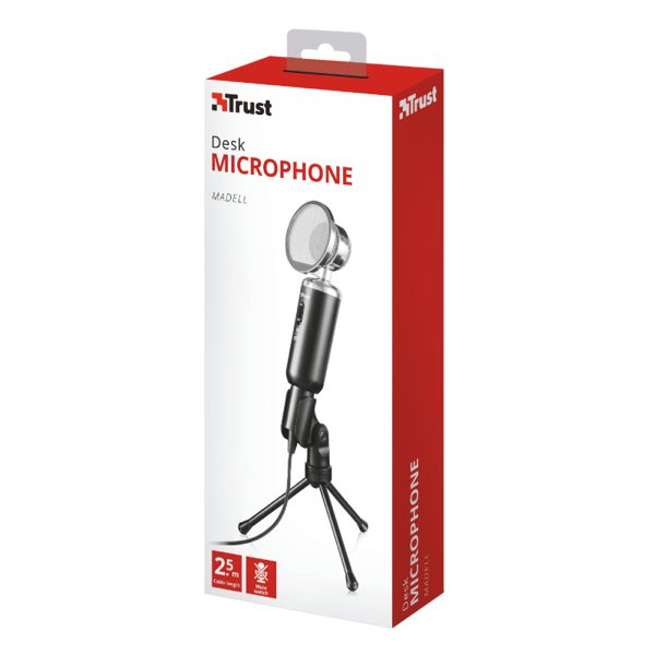 მიკროფონი TRUST Madell Desk Microphone for PC and laptop