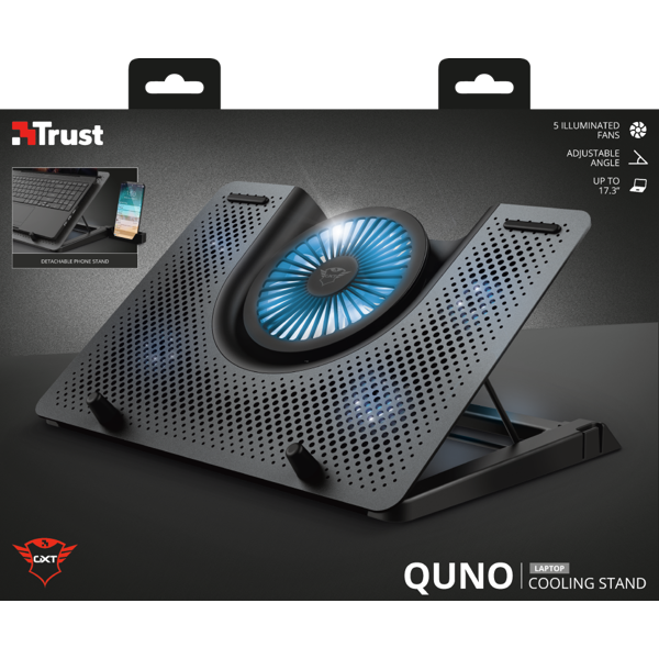 ნოუთბუქის ქულერი TRUST GXT 1125 QUNO LAPTOP COOLING STAND