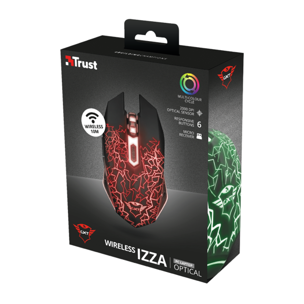 TRUST GXT 107 Izza Wireless Optical Gaming Mouse