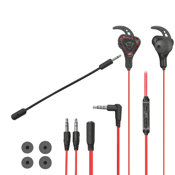 ყურსასმენი TRUST GXT 408 Cobra Multiplatform Gaming Earphones