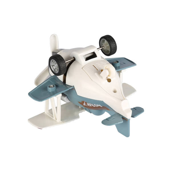 Same Toy SY8015Ut-4 Metal Pull Back Plane(with light,music) Blue