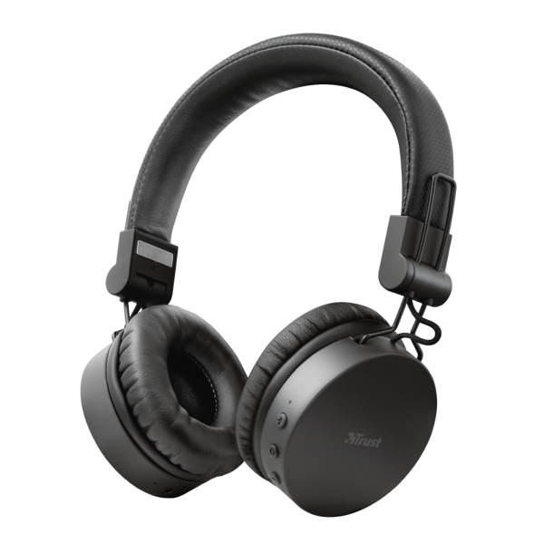 ყურსასმენი TRUST TONES WIRELESS HEADPHONES BLK