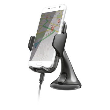 უსადენო დამტენი + ტელეფონის სამაგრი TRUST Yudo Wireless Charging Car Phone Holder