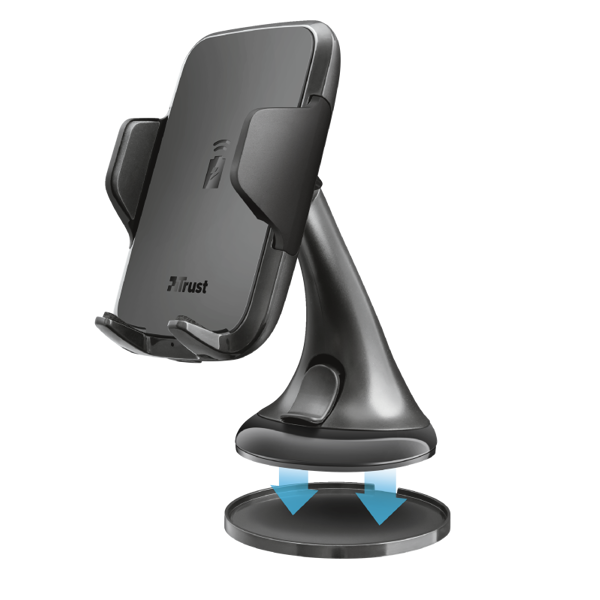 უსადენო დამტენი + ტელეფონის სამაგრი TRUST Yudo Wireless Charging Car Phone Holder