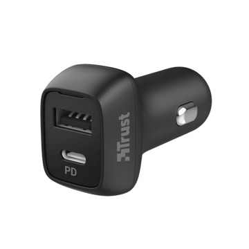 მანქანის დამტენი TRUST QMAX USB CA CAR CHARGER PD 30W