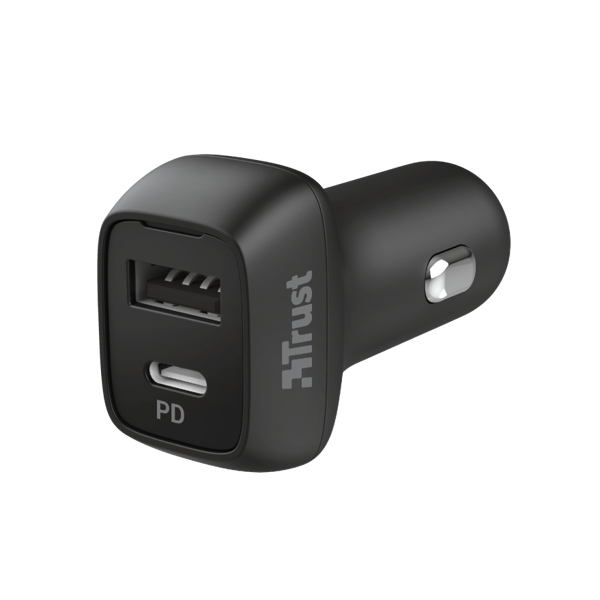 მანქანის დამტენი TRUST QMAX USB CA CAR CHARGER PD 30W