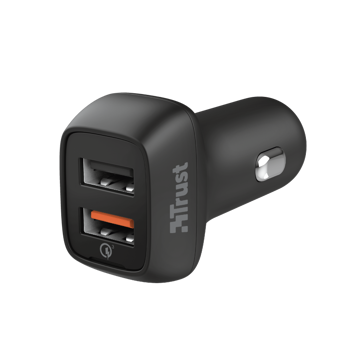 მანქანის დამტენი TRUST QMAX USB AA CAR CHARGER QC3 30W