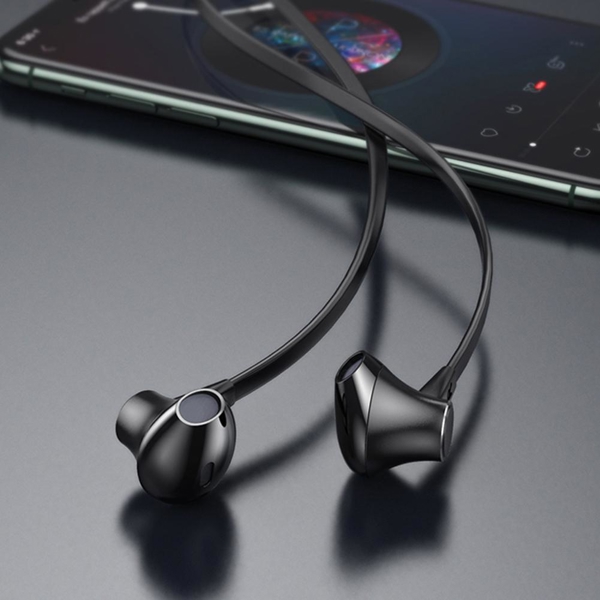 ბლუთუზ ყურსასმენი REMAX Wirless Neck-Mounted Music Earphone RB-S28 black