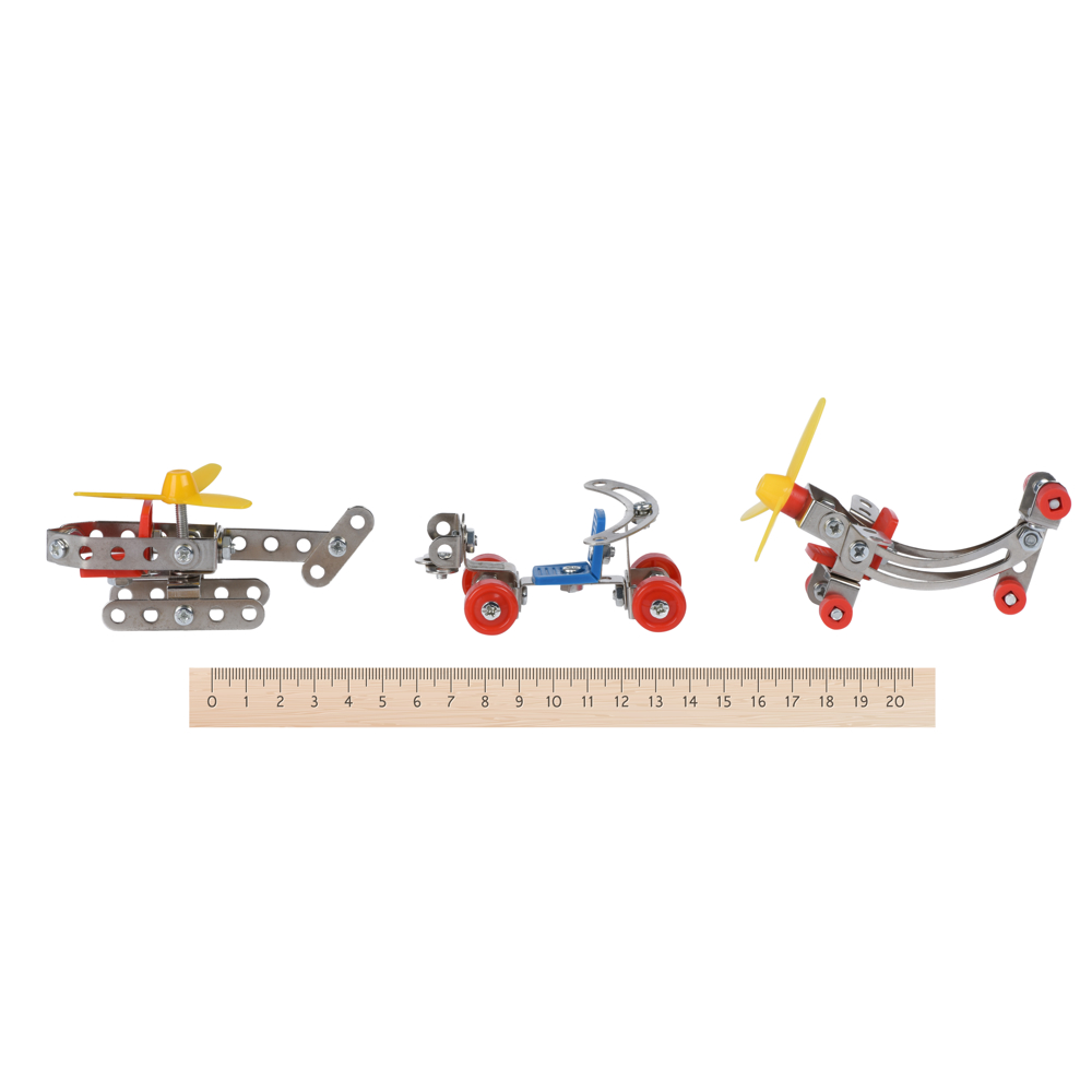 ასაწყობი სათამაშოები Same Toy 58042Ut Designer metal - 3 in 1