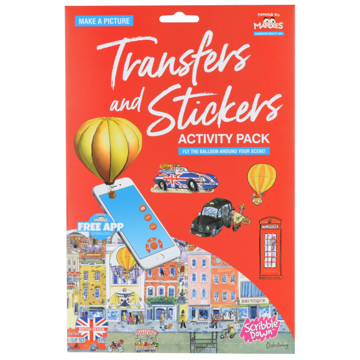 სტიკერები Scribble Down SD-19 A set of transfer stickers with an online application - London