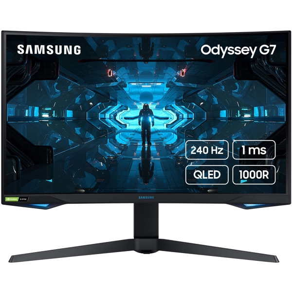 მონიტორი Samsung LC27G75TQSIXCI 27'' Curved Gaming  240 Hz Odyssey G7 Black