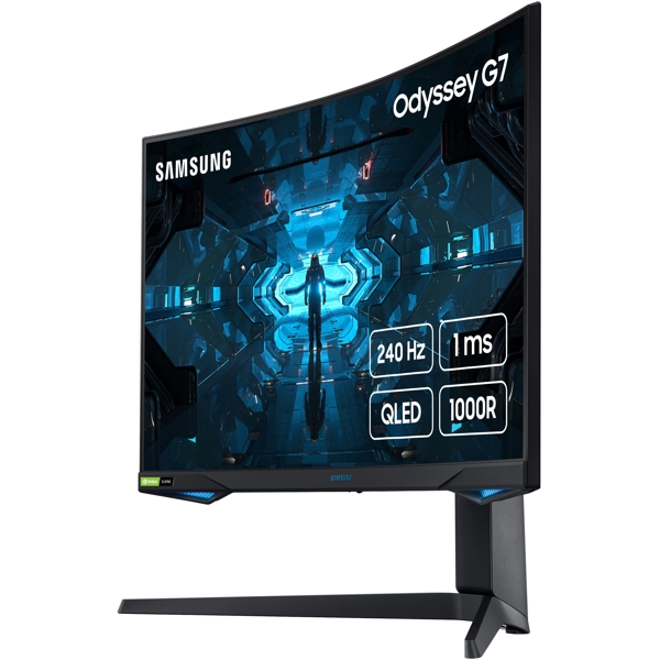 მონიტორი Samsung LC27G75TQSIXCI 27'' Curved Gaming  240 Hz Odyssey G7 Black