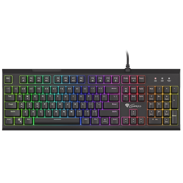 კლავიატურა Genesis THOR 210, Wired, USB, Gaming Keyboard, Black 