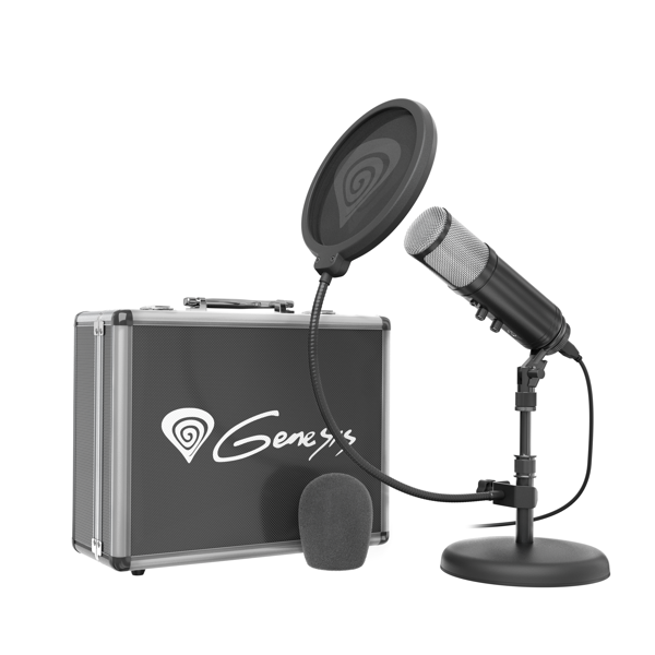 მიკროფონი Genesis RADIUM 600, Studio Microphone, Black