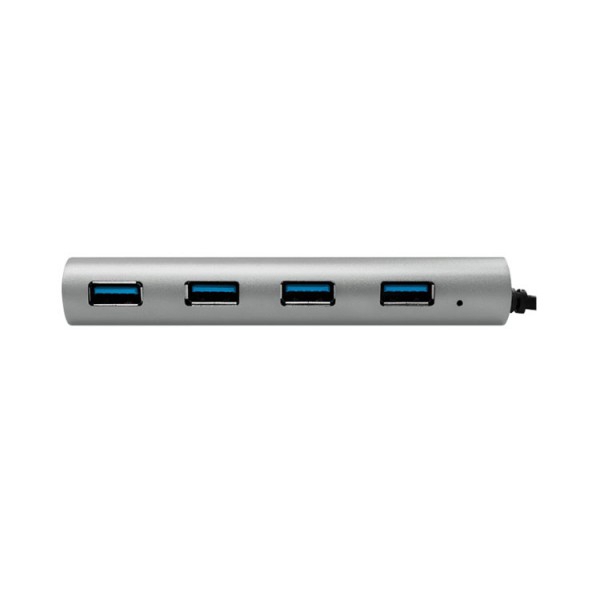 USB ჰაბი Logilink UA0309 USB 3.2 Gen 1x1 USB-C™ 4-Port Hub, aluminum, grey