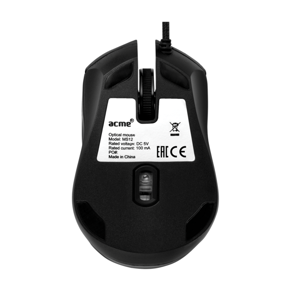 მაუსი ACME MS12 Wired Black