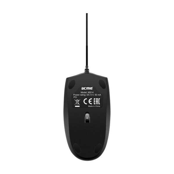 მაუსი ACME MS14 Wired USB Black