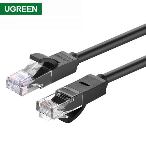 ქსელის კაბელი UGREEN NW102 (20162) Cat6 Patch Cord UTP Lan Cable, 5m, Black