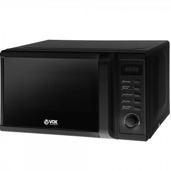 მიკროტალღური ღუმელი VOX MD20B 700W, 20L, Microwave Oven, Black