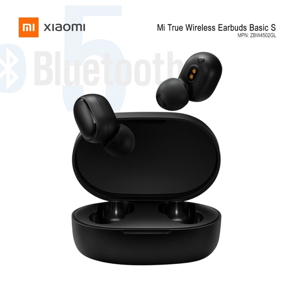 ყურსამენი Xiaomi Mi True Wireless Earbuds Basic S Black (TWSEJ05LS) ZBW4502GL