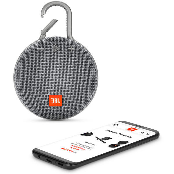 დინამიკი JBL CLIP 3 Wireless Bluetooth Stone Gray