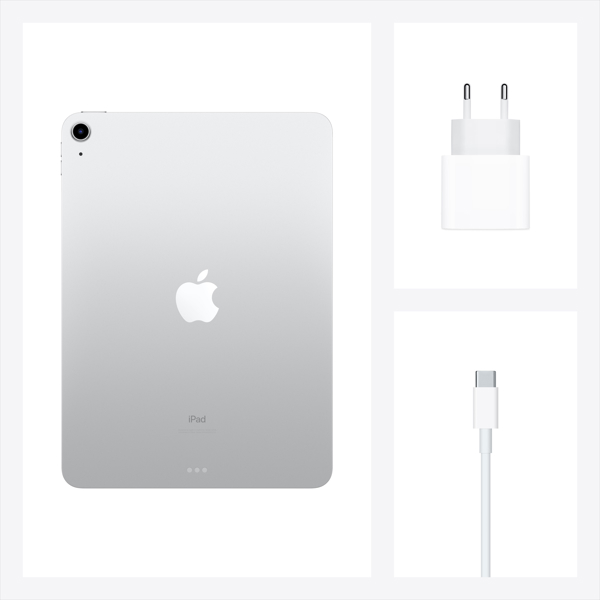 ტაბლეტი Apple iPad Air (2020) Wi-Fi 64GB Silver (Model A2316)