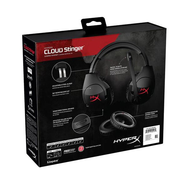 ყურსასმენი Gaming Headset HyperX Cloud Stinger Black