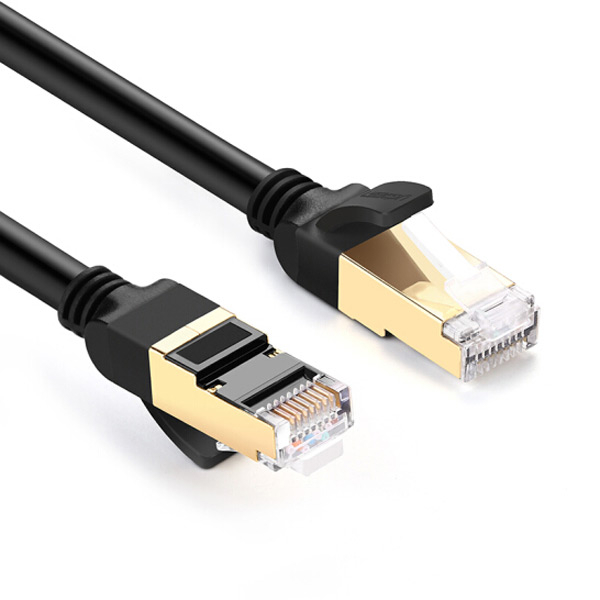 ქსელის კაბელი UGREEN NW107 (11270) Cat 7 STP Ethernet Lan Patch Cord Cable 3m (Black)