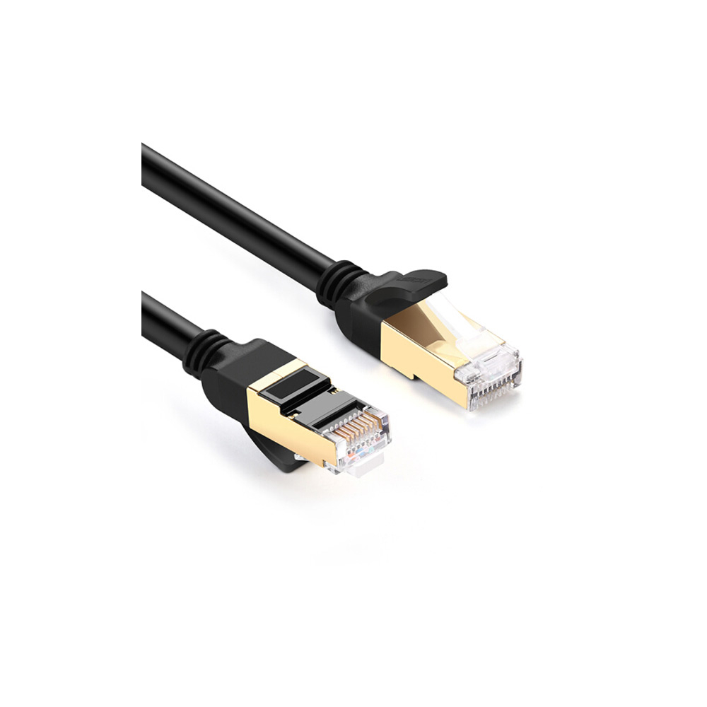 UGREEN NW107 (11270) Cat7 STP Ethernet Lan Patch Cord Cable 3m (Black)