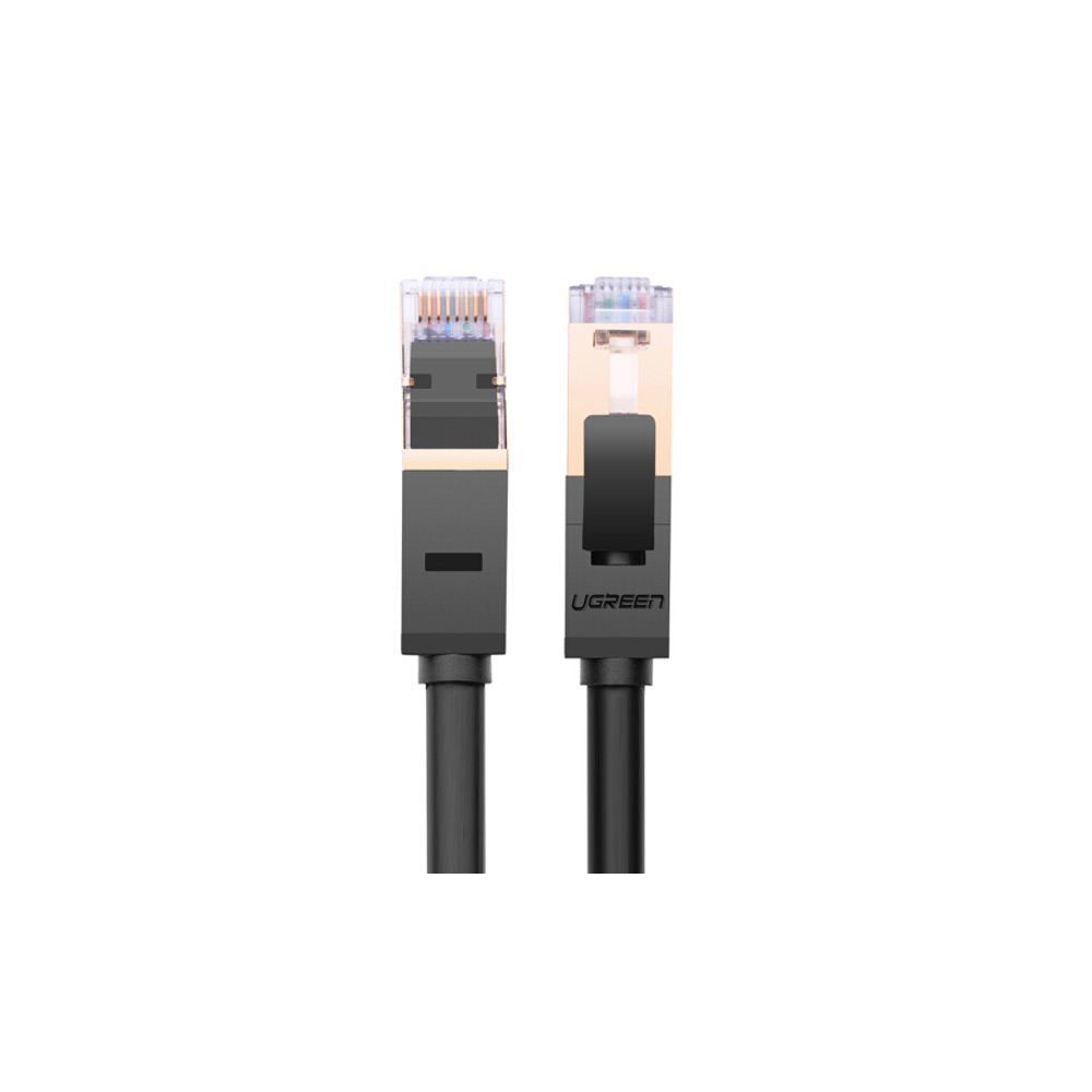 ქსელის კაბელი UGREEN NW107 (11271) Cat7 STP Ethernet Patch Cord Lan Cable 5m (Black)