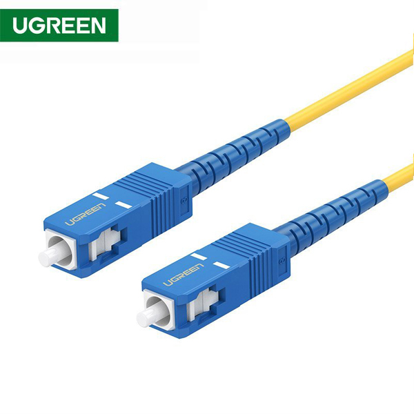 ოპტიკური ქსელის კაბელი UGREEN NW131 (70664) SC/UPC To SC/UPC Simplex Single Mode Fiber Optic Patch Cable 3M