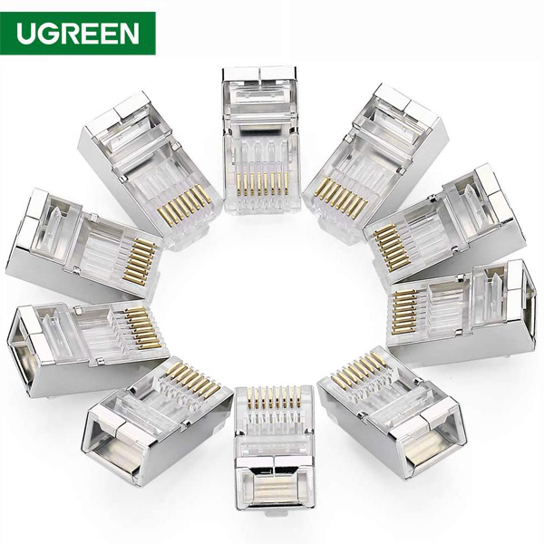 UGREEN NW111 (20333) Cat6 Connector Shielded Crystal Head 10Pack