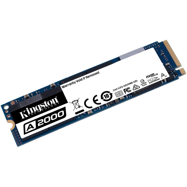 მყარი დისკი SSD M.2 Kingston 500GB A2000 NVMe PCIe 3.0 4x 2280