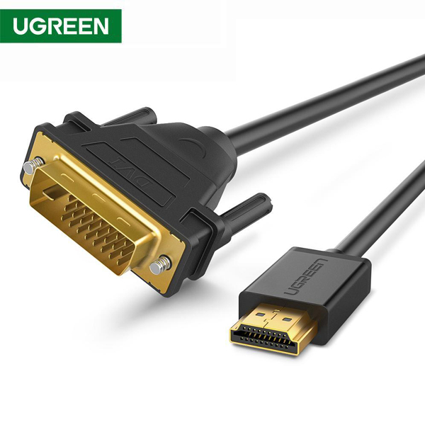 UGREEN HD106 (10135) HDMI to DVI Cable 2m (Black)