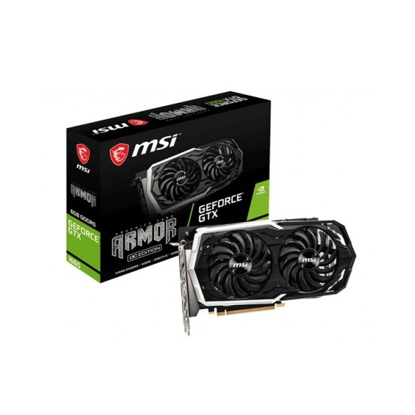 ვიდეო დაფა MSI GeForce GTX1660 6GB GDDR5 ARMOR OC