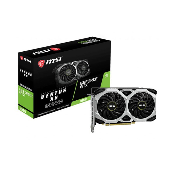 ვიდეო დაფა MSI GeForce GTX1660 6GB GDDR5 VENTUS OC