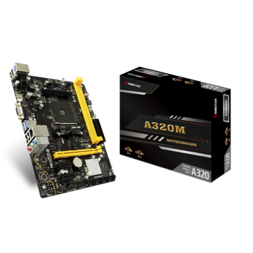 დედა დაფა Biostar A320MH sAM4 A320 2xDDR4 HDMI-VGA mATX