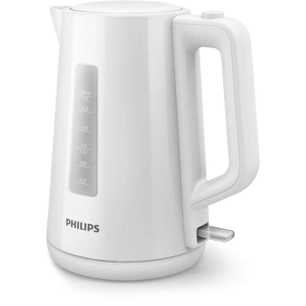 ელექტრო ჩაიდანი PHILIPS HD9318/00, 2200W, 1.7L, Electric Kettle, White