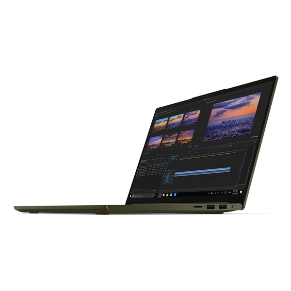 ნოუთბუქი Lenovo Yoga Slim 7 14" I5-1035G1 8GB, 512GB SSD MX330 2GB W10 Dark Moss