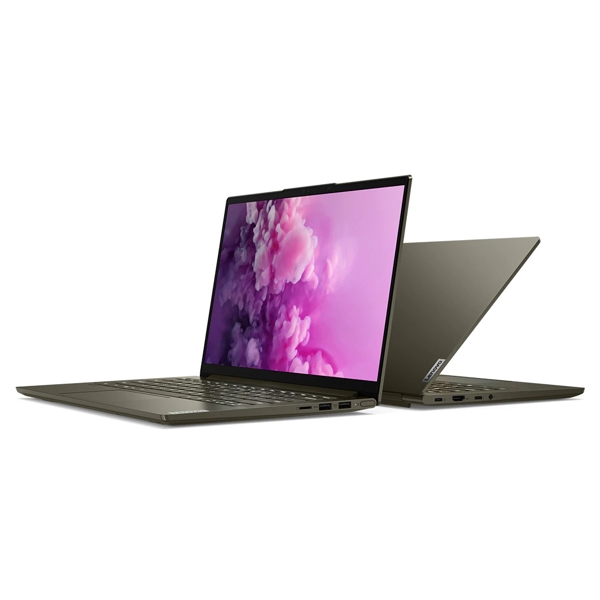 ნოუთბუქი Lenovo Yoga Slim 7 14" I5-1035G1 8GB, 512GB SSD MX330 2GB W10 Dark Moss