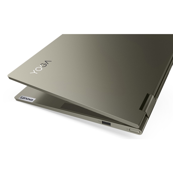 ნოუთბუქი Lenovo Yoga Slim 7 14" Touch I5-1135G7 16GB, 512GB SSD Integrated W10 Dark Moss