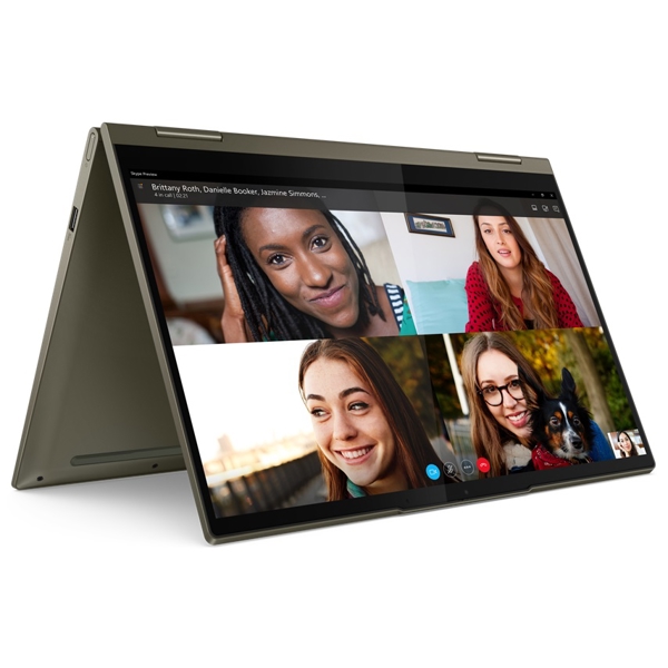 ნოუთბუქი Lenovo Yoga Slim 7 14" Touch I5-1135G7 16GB, 512GB SSD Integrated W10 Dark Moss