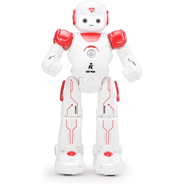 სათამაშო ჭკვიანი რობოტი JJRC R12 Cady Wiso Intelligent Remote RC Control Robot Toy red