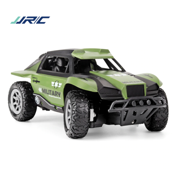 სათამაშო მანქანა JJRC Q67 2.4G 1:20 Military Short RC Truck Off-road Car 10-12km/h RC Drift Car Green