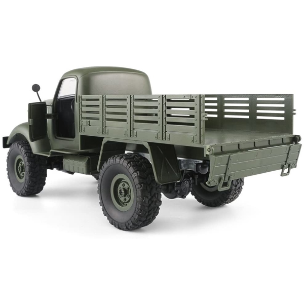 სათამაშო მანქნა JJRC Q61 Remote Control 4WD Tracked Off-Road Military Truck Blue and Green